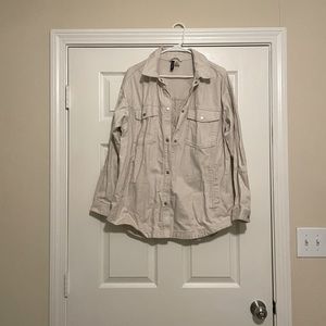 H&M Denim Cream Jacket
